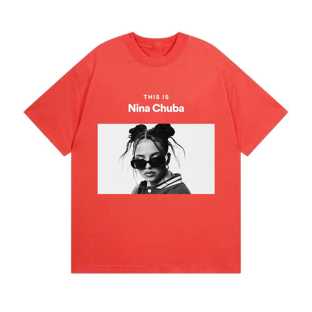 2025 Summer Singer Nina Chuba Tour Album Graphic T-shirt Mens Women Fashion Harajuku T Shirts 100% Pure Cotton Printed T-shirt S
2025 Summer Singer Nina Chuba Tour Album Graphic T-shirt Mens Women Fashion Harajuku T Shirts 100% Pure Cotton Printed T-shirt S