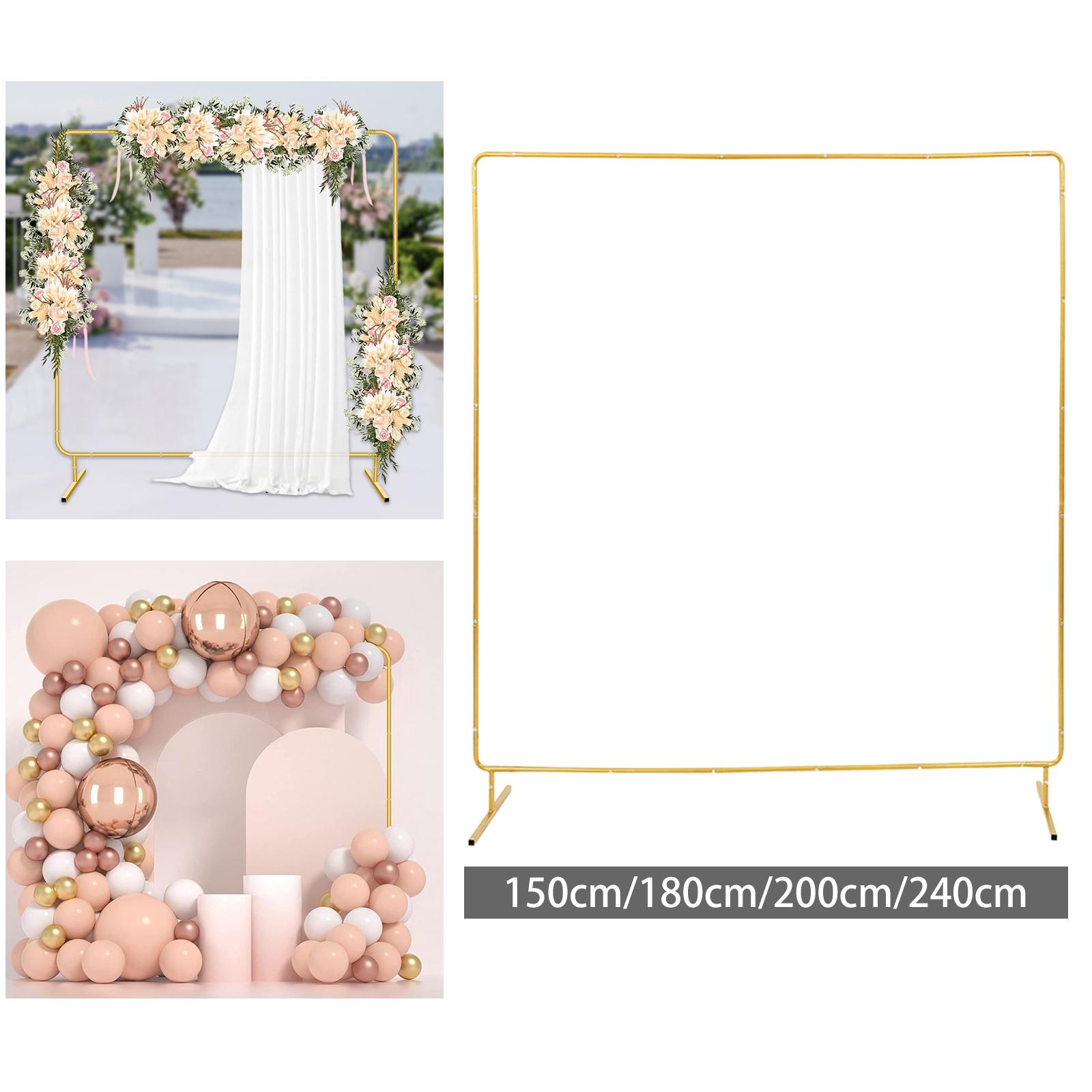 Iron Square Wedding Arch Ornament Easy Assembly Backdrop for Event Centerpiece Bridal Shower Celebration 180cmx180cm
Iron Square Wedding Arch Ornament Easy Assembly Backdrop for Event Centerpiece Bridal Shower Celebration 180cmx180cm