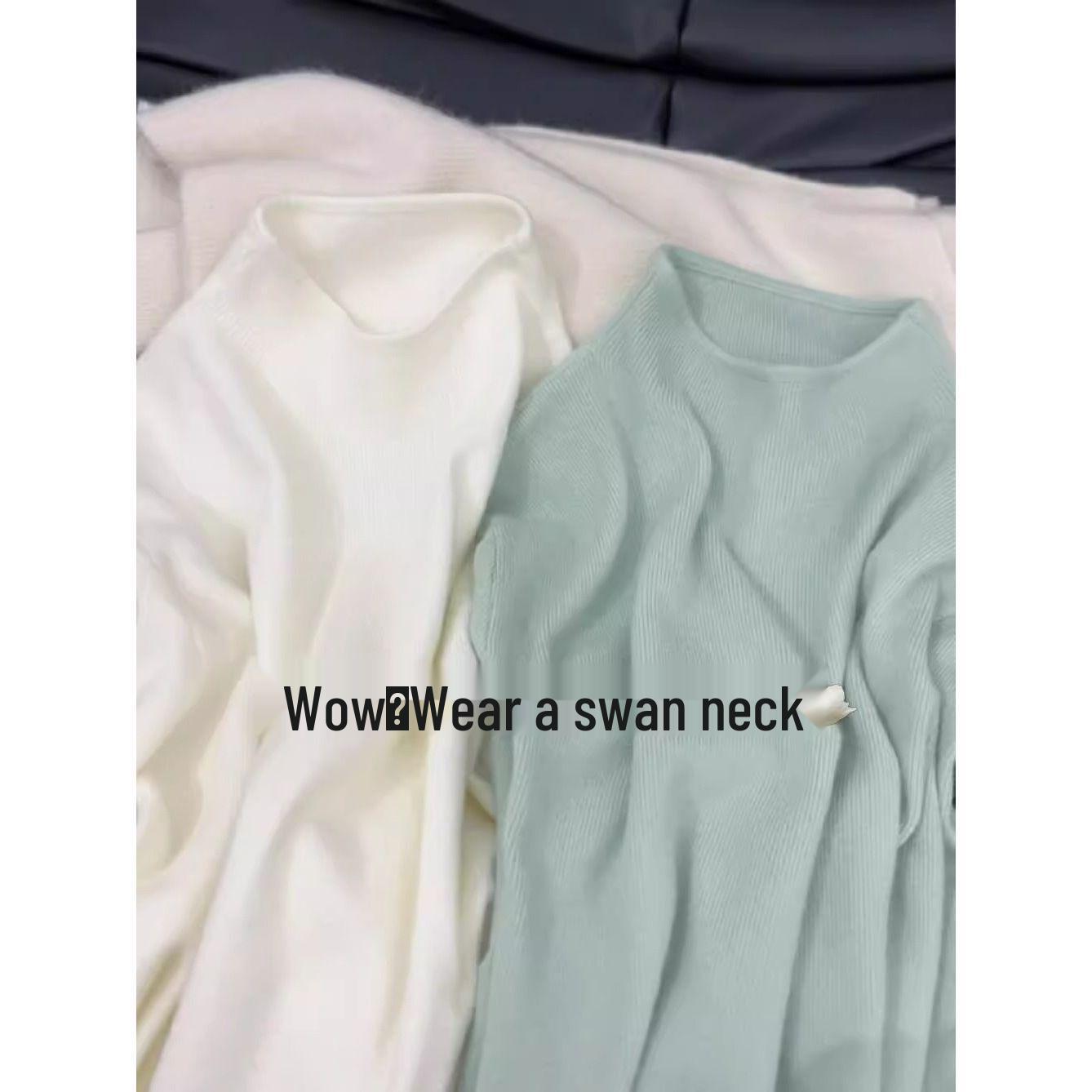2024 High Neck Knit Sweater - Soft, Solid Color, Long Sleeve, Autumn/Winter Collection. One Size
2024 High Neck Knit Sweater - Soft, Solid Color, Long Sleeve, Autumn/Winter Collection. One Size
