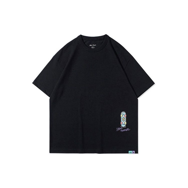 Футболка свободного кроя с круглым вырезом Li Ning X Steven Harrington Cartoon Print, мужские топы, черный цвет AHSR941-3 XL
Футболка свободного кроя с круглым вырезом Li Ning X Steven Harrington Cartoon Print, мужские топы, черный цвет AHSR941-3 XL
