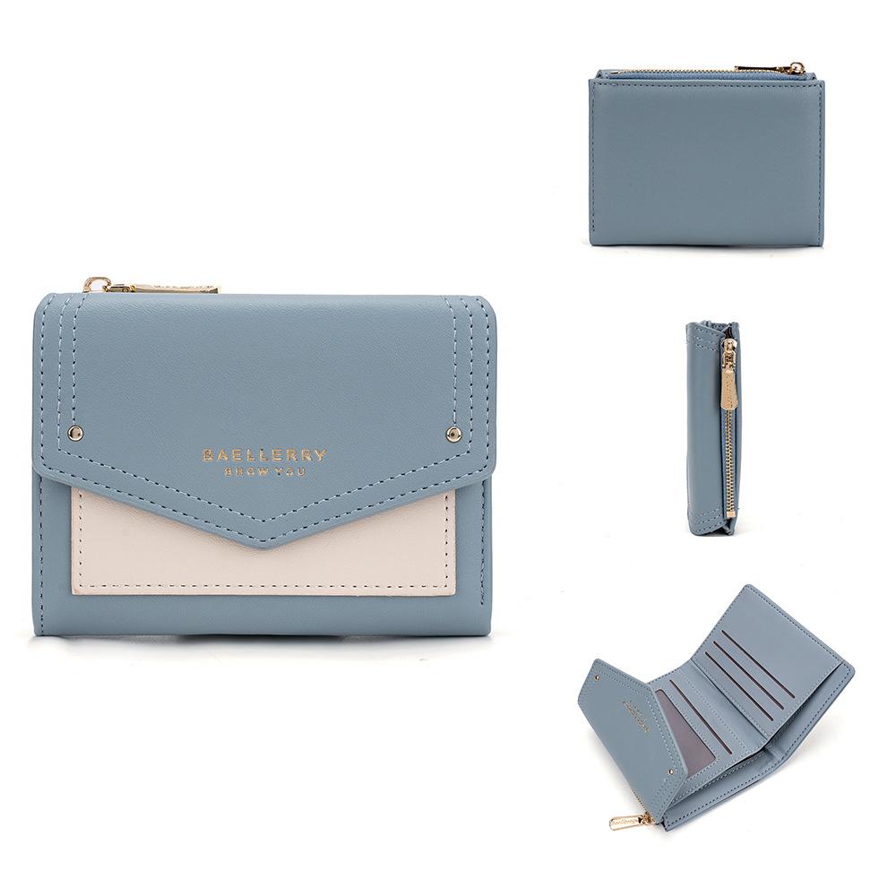 Baellerry женский короткий кошелек универсальный повседневный кошелек на молнии держатель для нескольких карт светло-синий
Baellerry женский короткий кошелек универсальный повседневный кошелек на молнии держатель для нескольких карт светло-синий