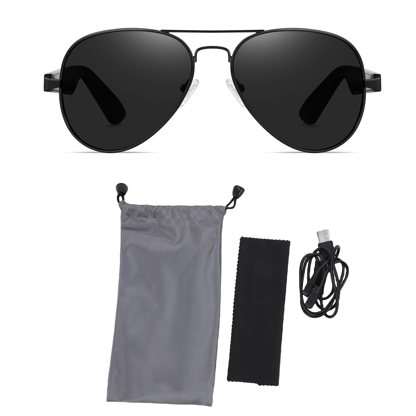Smart BT5.4 Glasses, Stylish Sunglasses with Open ear Audio, Voice Assistant, and Magnetic Charging Ideal for чорний
Smart BT5.4 Glasses, Stylish Sunglasses with Open ear Audio, Voice Assistant, and Magnetic Charging Ideal for чорний