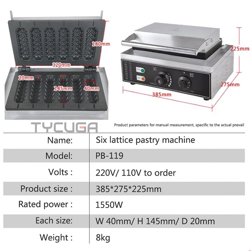 Французский и Филиппинский Электрический Аппарат для Приготовления Маффинов, Корн-догов, Вафельных Палочек, Антипригарный, 6 шт., Машина для Приготовления Хот-догов, Можно Поставить в Торговую Тележку EU Plug&220V
Французский и Филиппинский Электрический Аппарат для Приготовления Маффинов, Корн-догов, Вафельных Палочек, Антипригарный, 6 шт., Машина для Приготовления Хот-догов, Можно Поставить в Торговую Тележку EU Plug&220V