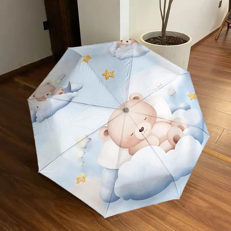 Cloudy Dreams: Cute Teddy Bear Clouds with Stars - Perfect for Automatic Opening Umbrellas, Foldable Design, Iron Frame, Outdoor Use, Festiv
Cloudy Dreams: Cute Teddy Bear Clouds with Stars - Perfect for Automatic Opening Umbrellas, Foldable Design, Iron Frame, Outdoor Use, Festiv