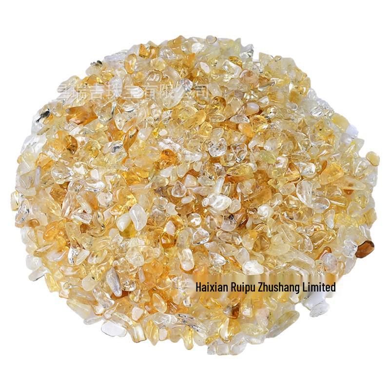 Natural Brazilian Yellow Citrine Chip Stone Treasure Bowl Ornament 3-5mm 100g
Natural Brazilian Yellow Citrine Chip Stone Treasure Bowl Ornament 3-5mm 100g