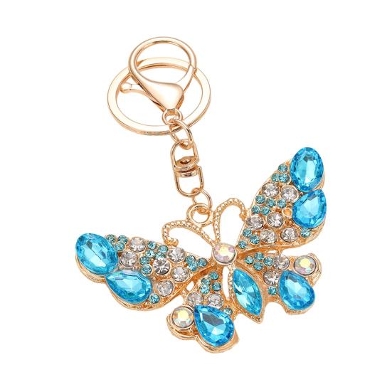 Keychain Pendant Sparkling Rhinestones Butterfly Design Key Chain with Lobster Clasp Backpacks Car Bags Decorative Accessory синій
Keychain Pendant Sparkling Rhinestones Butterfly Design Key Chain with Lobster Clasp Backpacks Car Bags Decorative Accessory синій