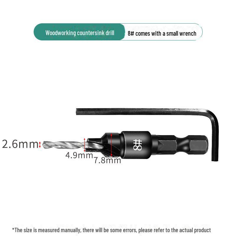 Сверло-зенковка с шестигранным хвостовиком для деревообработки и установки мебели.
Сверло-зенковка с шестигранным хвостовиком для деревообработки и установки мебели.