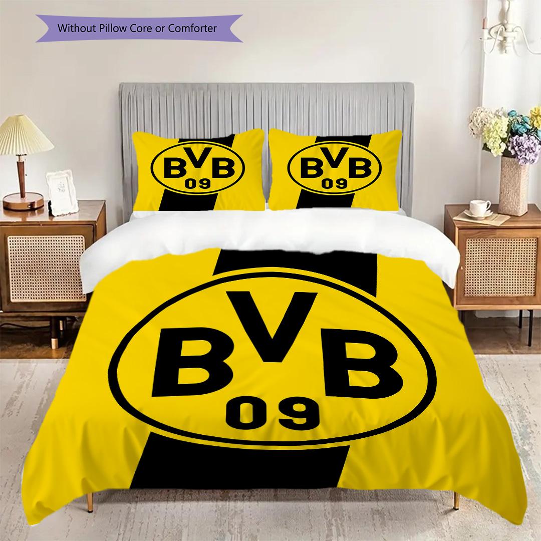 Боруссія Дортмунд Логотип Візерунок Комплект Постільної Білизни Ковдра Покривало Наволочка Домашній Декор Подарунок на День Народження (1 * підковдра + 2 * наволочка, без наповнювача) 155x200cm
Боруссія Дортмунд Логотип Візерунок Комплект Постільної Білизни Ковдра Покривало Наволочка Домашній Декор Подарунок на День Народження (1 * підковдра + 2 * наволочка, без наповнювача) 155x200cm