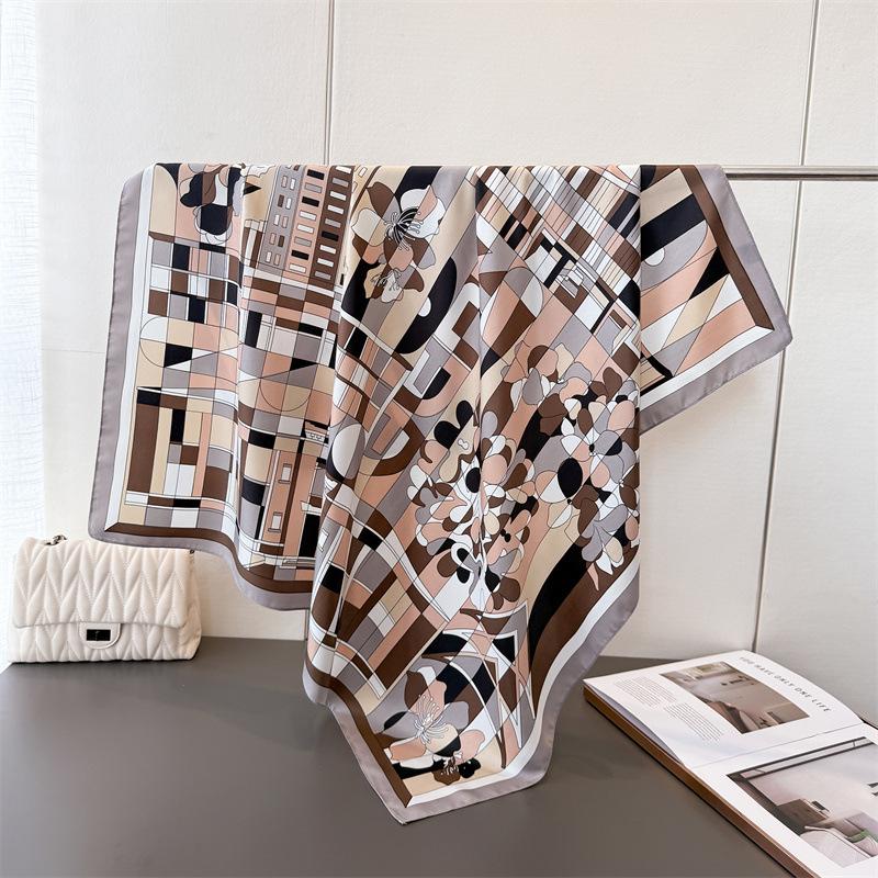 Геометрический Имитация Шелка Большой Квадратный Платок Ретро Цветочный Принт Профессиональная Универсальная Шаль Диагональный Шелковый Узор Платок Головной Платок Женский 90x90cm
Геометрический Имитация Шелка Большой Квадратный Платок Ретро Цветочный Принт Профессиональная Универсальная Шаль Диагональный Шелковый Узор Платок Головной Платок Женский 90x90cm