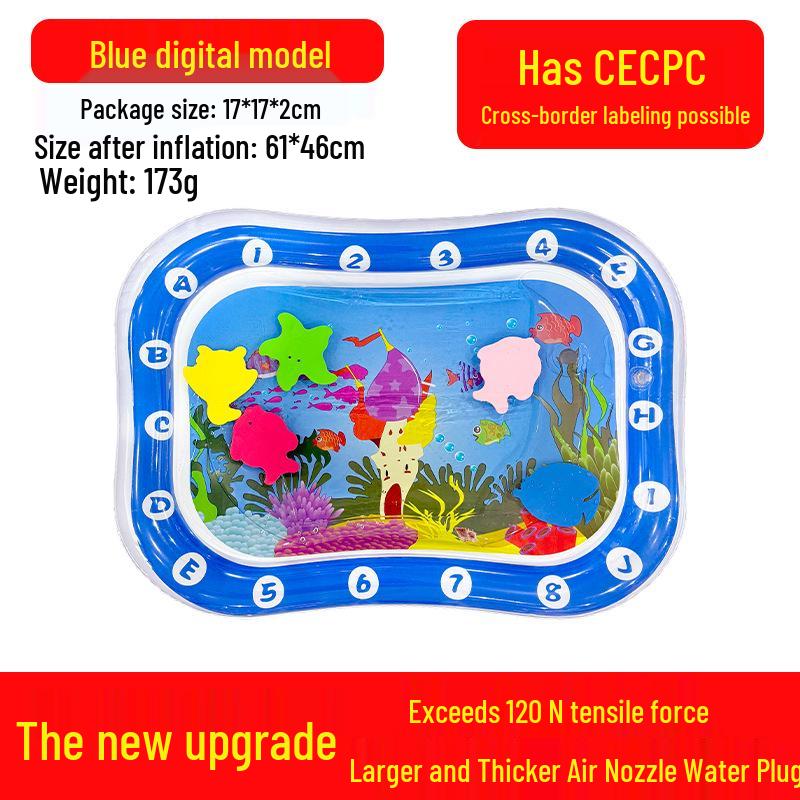 Baby Water Play Mat CE Certified for Crawling Training - Thickened Pat Pat Mat
Baby Water Play Mat CE Certified for Crawling Training - Thickened Pat Pat Mat