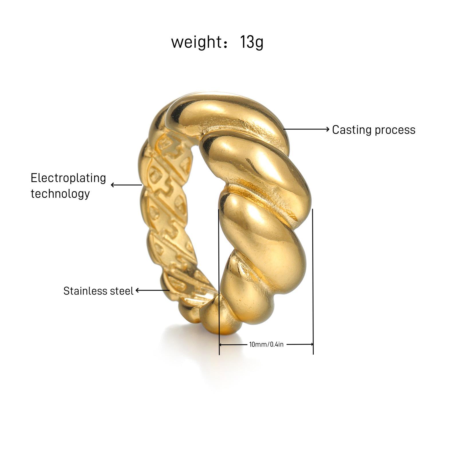 2024 Ретро Титановая Серия Лава Золотой Рог Быка Женское Кольцо Size 13 золотой
2024 Ретро Титановая Серия Лава Золотой Рог Быка Женское Кольцо Size 13 золотой