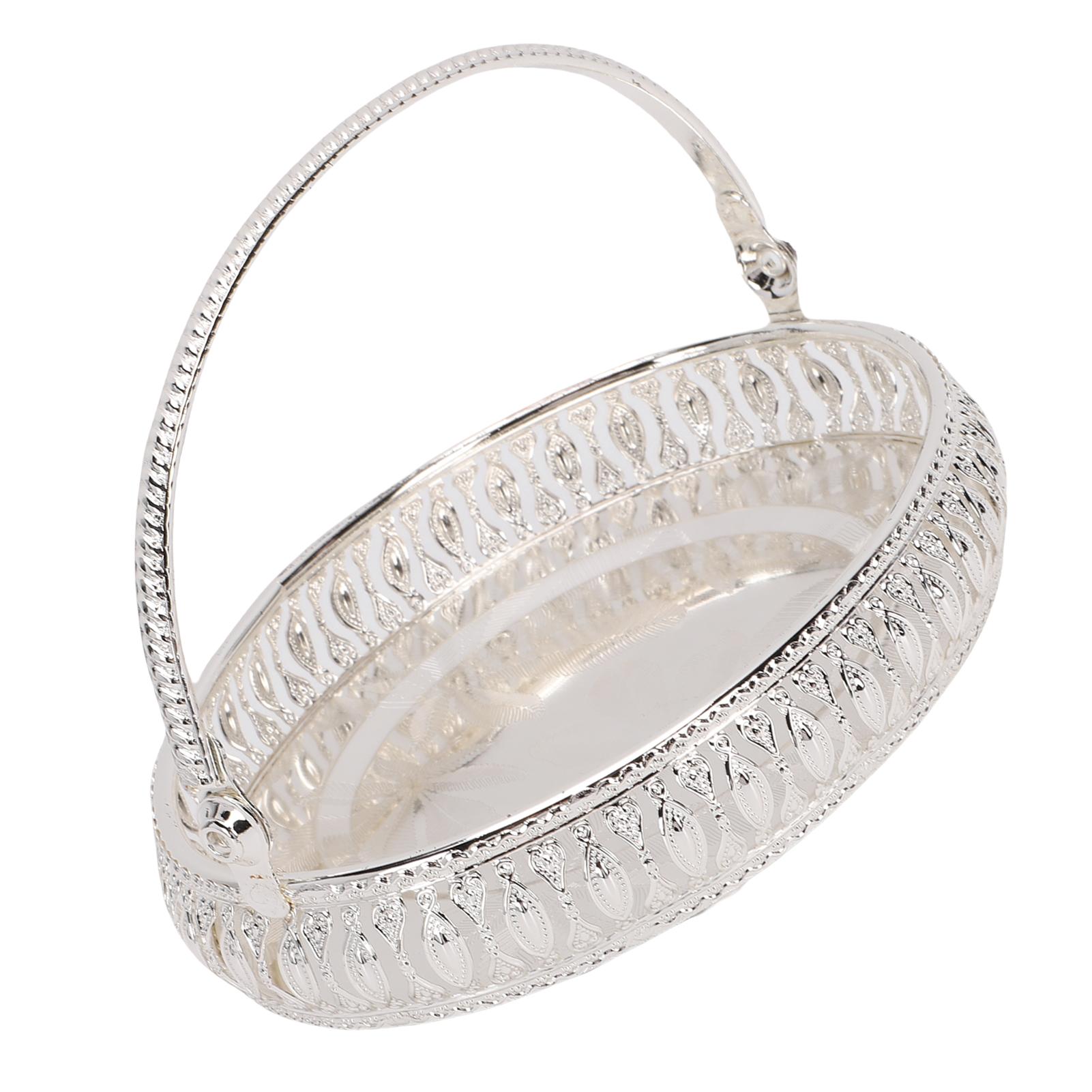 Metal Fruit Tray with Handle Oval Decorative Bowl Serving Platter for Sweets Snacks Desserts Appetizers
Metal Fruit Tray with Handle Oval Decorative Bowl Serving Platter for Sweets Snacks Desserts Appetizers