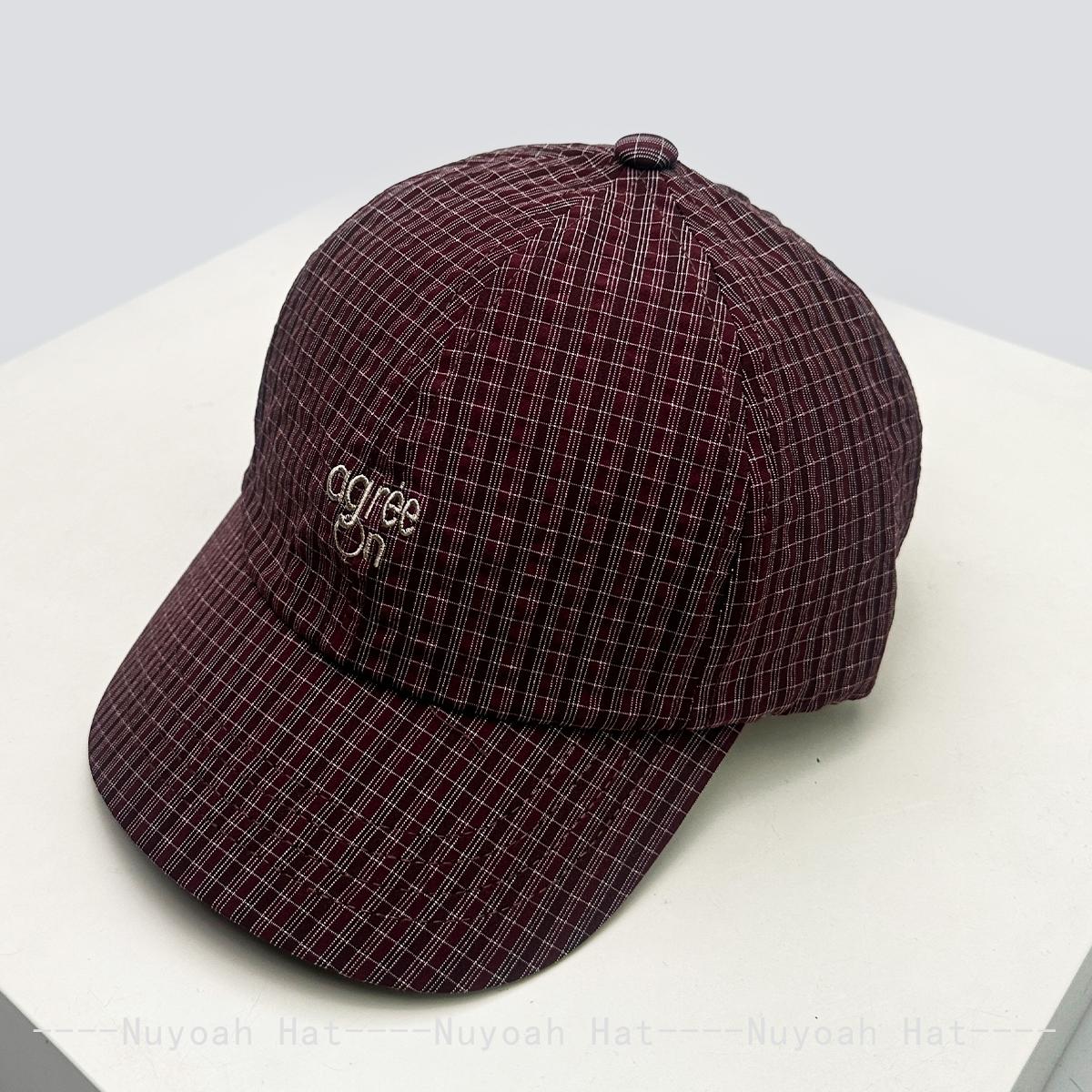 New Men Women Korean Quick-Dry Embroidered Letters Baseball Hats Sunshade Plaid Versatile Niche Peaked Caps Fashion Casual Ins 58-61cm
New Men Women Korean Quick-Dry Embroidered Letters Baseball Hats Sunshade Plaid Versatile Niche Peaked Caps Fashion Casual Ins 58-61cm