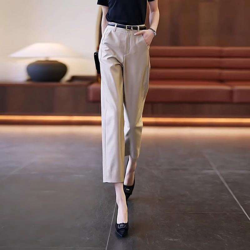 Women s Spring/Summer 2025 Slimming Harem Pants - Fashionable Nine-Point Straight-Leg Cigarette Pants. S (for 85-95 jin)
Women s Spring/Summer 2025 Slimming Harem Pants - Fashionable Nine-Point Straight-Leg Cigarette Pants. S (for 85-95 jin)