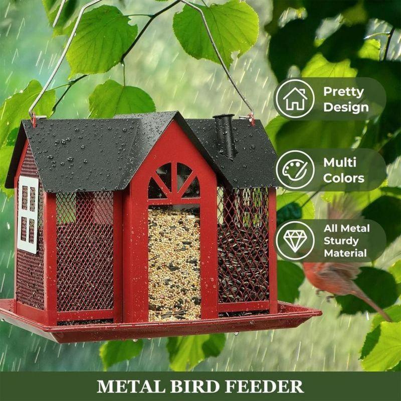 Hanging Bird Feeder For Outside Metal Mesh Large Capacity Bird House Squirrel Feeder Weatherproof Durable Wild Outdoor Decoration жовтий
Hanging Bird Feeder For Outside Metal Mesh Large Capacity Bird House Squirrel Feeder Weatherproof Durable Wild Outdoor Decoration жовтий
