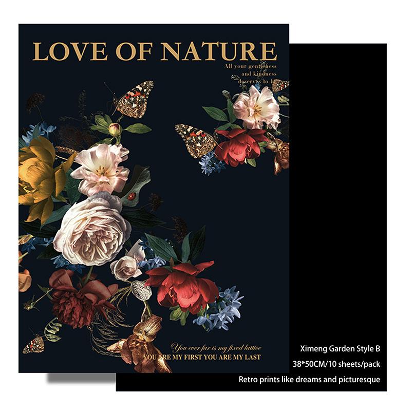 38X50Cm Oil Painting Style Flower Paper Thickened Kraft Paper Waterproof Flower Packaging Paper Rose Bouquet Floral Diy Material чёрный
38X50Cm Oil Painting Style Flower Paper Thickened Kraft Paper Waterproof Flower Packaging Paper Rose Bouquet Floral Diy Material чёрный