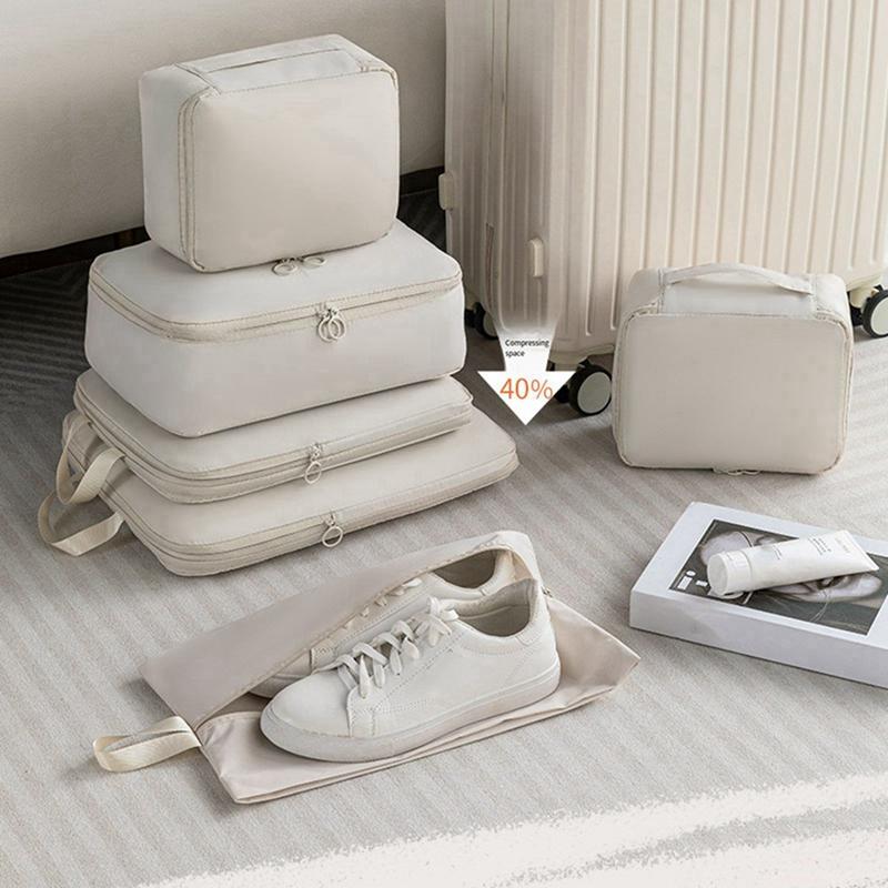 Eight-Piece Set of Multi-Functional Packing and Storage Bags for Outdoor Travel
Eight-Piece Set of Multi-Functional Packing and Storage Bags for Outdoor Travel