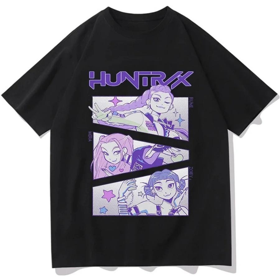 KPop Demon Hunters Huntrix Tees Summer Short Sleeve Tshirts Women Men Clothing Streetwear Unisex Graphic Print T-shirts S
KPop Demon Hunters Huntrix Tees Summer Short Sleeve Tshirts Women Men Clothing Streetwear Unisex Graphic Print T-shirts S