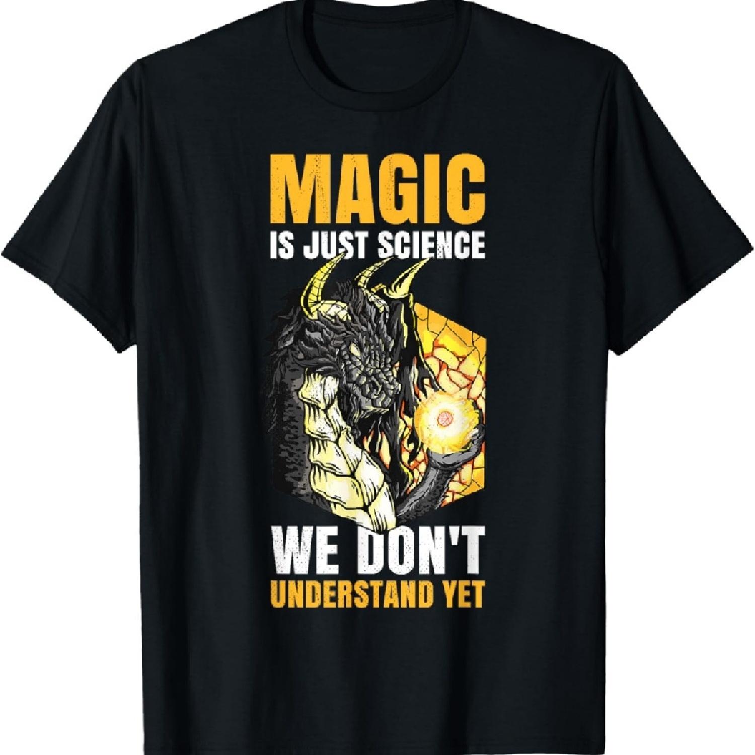 Dragon, Magic, Science we don t understand yet T-Shirt XXXXXL чёрный
Dragon, Magic, Science we don t understand yet T-Shirt XXXXXL чёрный