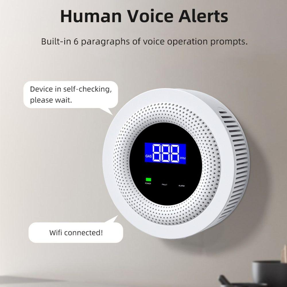 Поставка датчика утечки горючего газа Беспроводная сигнализация горючего газа Wi-Fi Детектор утечки природного газа
Поставка датчика утечки горючего газа Беспроводная сигнализация горючего газа Wi-Fi Детектор утечки природного газа