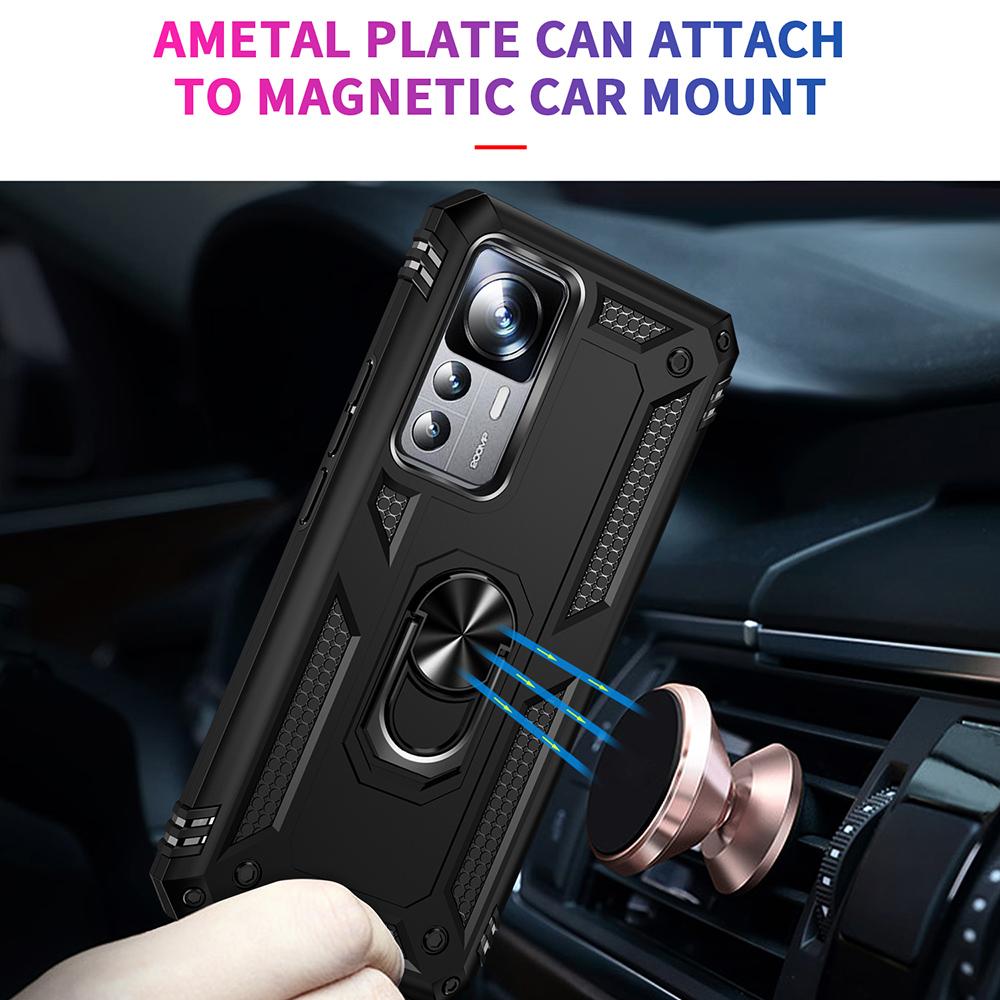 Anti-drop Phone Case for Xiaomi 12T 5G/12T Pro 5G/Redmi K50 Ultra 5G,PC+TPU Phone Cover with Ring Kickstand Black
Anti-drop Phone Case for Xiaomi 12T 5G/12T Pro 5G/Redmi K50 Ultra 5G,PC+TPU Phone Cover with Ring Kickstand Black