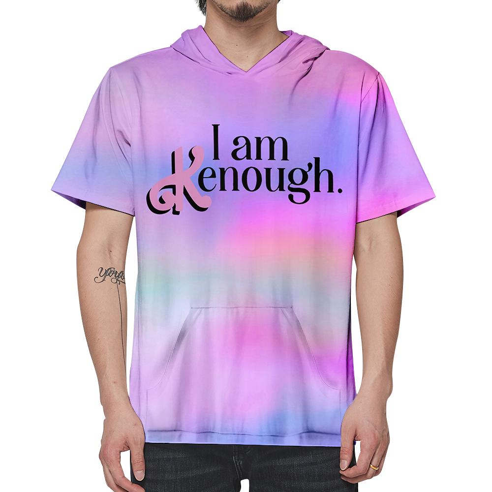 New Men s Fashion Hooded I AM Kenough Short-Sleeved T-shirt Summer Casual Sports T Shirt Hoodies Clothing for Men
New Men s Fashion Hooded I AM Kenough Short-Sleeved T-shirt Summer Casual Sports T Shirt Hoodies Clothing for Men