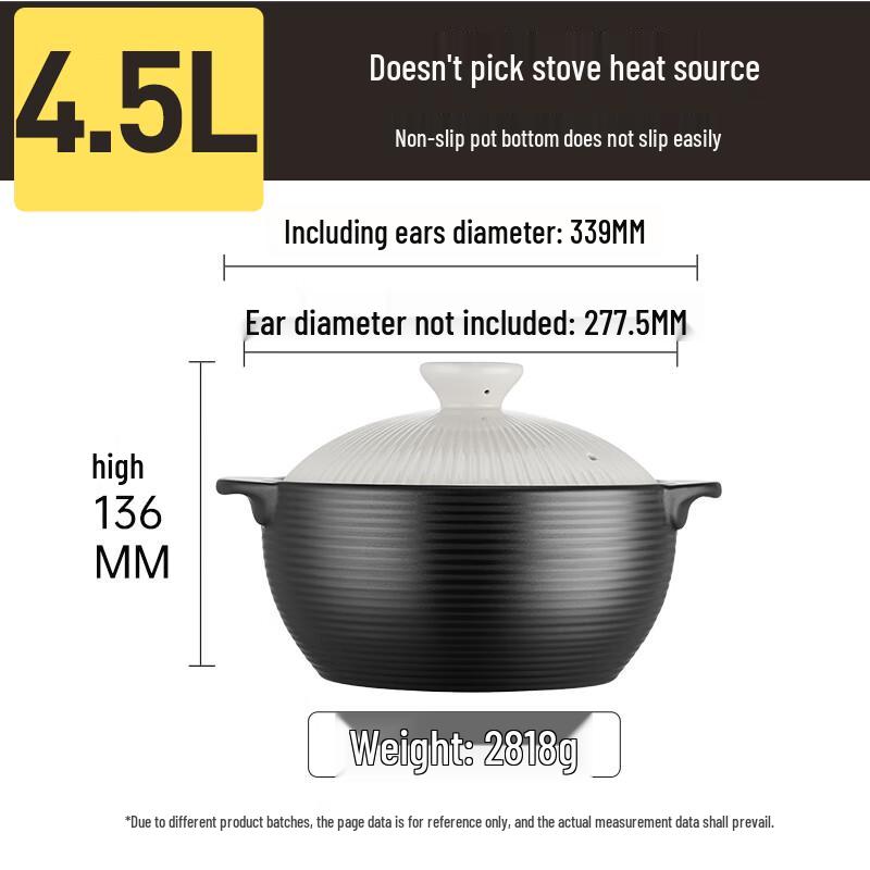 COOKER KING 4.5L Ceramic Casserole
COOKER KING 4.5L Ceramic Casserole