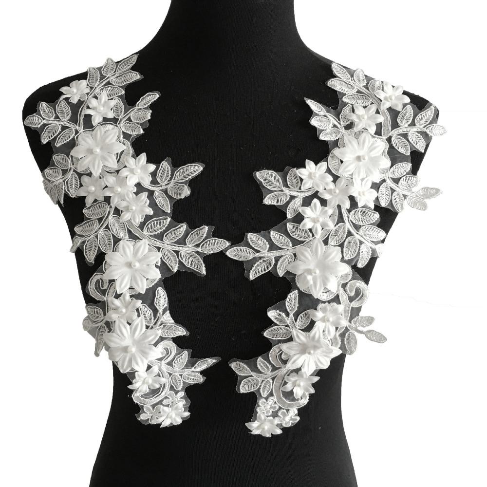 2Pairs DIY Embroidery Stickers Exquisite Lace Neckline Clothes Patches Wedding Dress білий
2Pairs DIY Embroidery Stickers Exquisite Lace Neckline Clothes Patches Wedding Dress білий