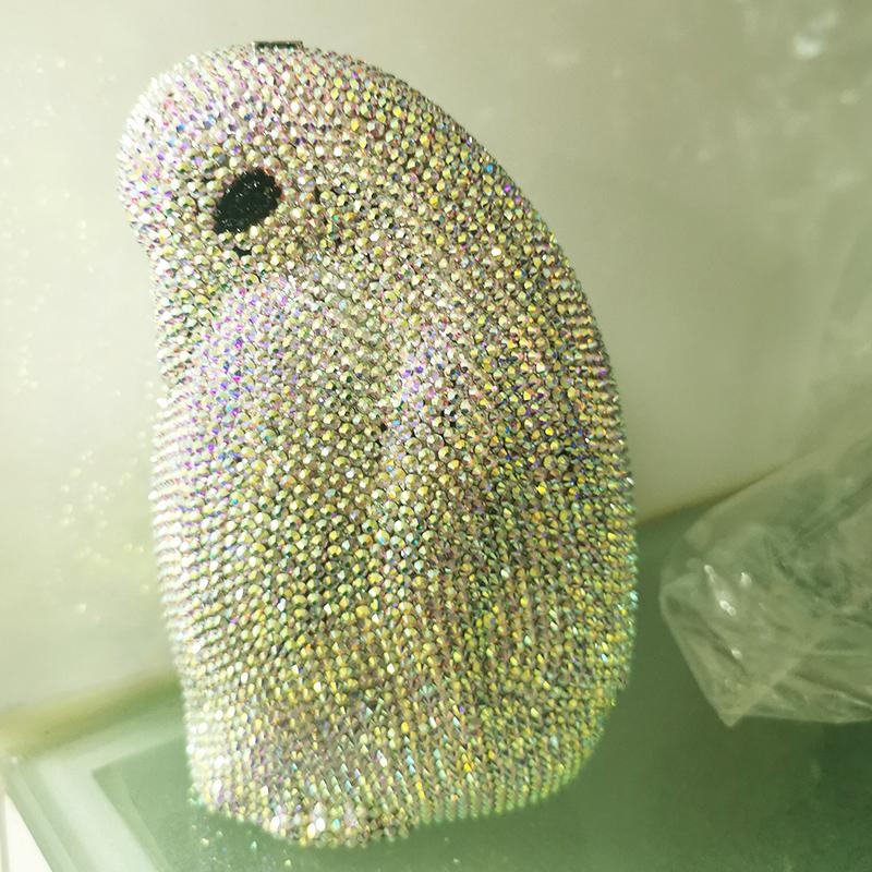 High-End Penguin Women Evening Clutch Bags Pink Crystal Purse For Wedding Party Handbags Luxury Full Diamond Clutches Bags 16cmX12cmX6cm
High-End Penguin Women Evening Clutch Bags Pink Crystal Purse For Wedding Party Handbags Luxury Full Diamond Clutches Bags 16cmX12cmX6cm
