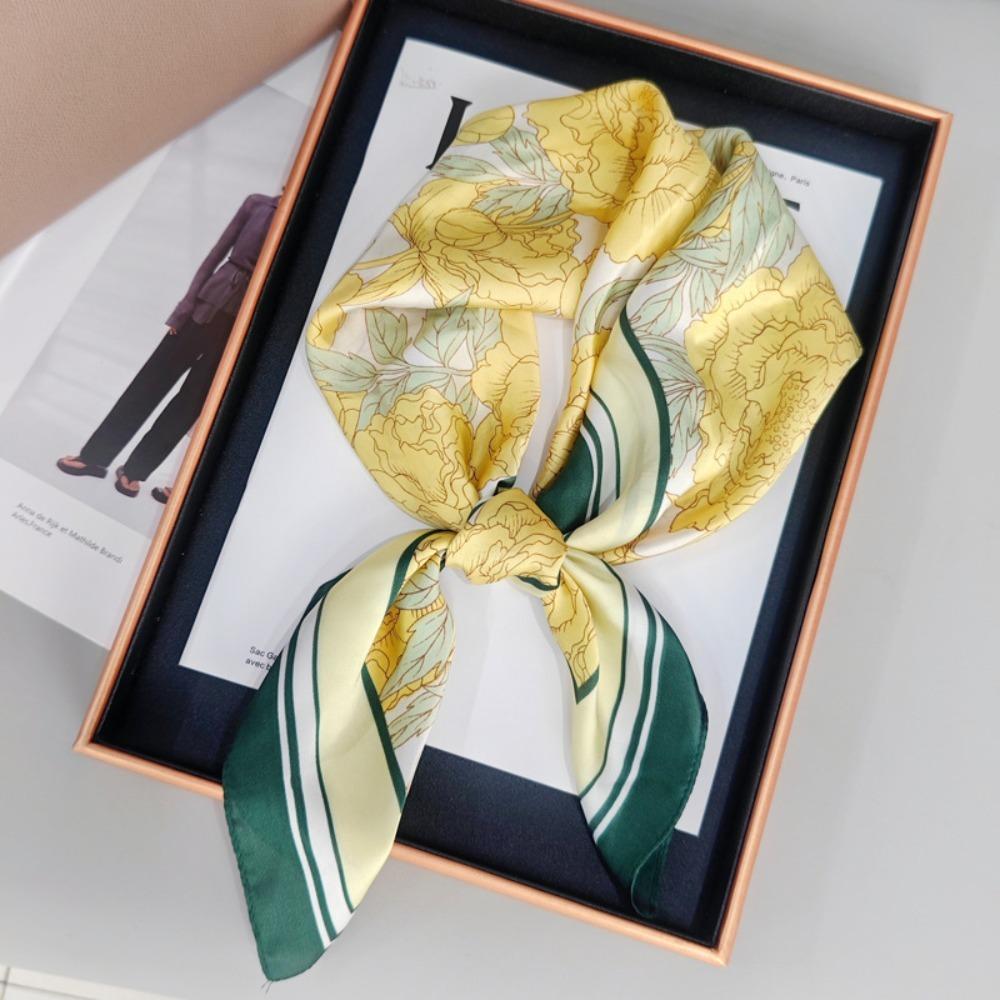 Ретро-стиль модный женский квадратный шелковый атласный шарф из полиэстера на голову и шею
Ретро-стиль модный женский квадратный шелковый атласный шарф из полиэстера на голову и шею