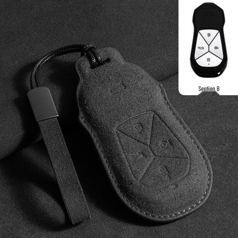 Alcantara Key Case for XPeng Models: P7, P7i, P5, G9, G6, G3, and G3i - Full Coverage with Buckle
Alcantara Key Case for XPeng Models: P7, P7i, P5, G9, G6, G3, and G3i - Full Coverage with Buckle
