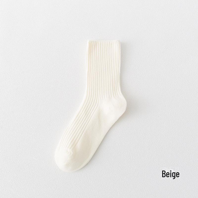 Женские полосатые носки средней длины из гребенного хлопка в японском стиле - кофейного цвета для весны, осени и зимы
Женские полосатые носки средней длины из гребенного хлопка в японском стиле - кофейного цвета для весны, осени и зимы