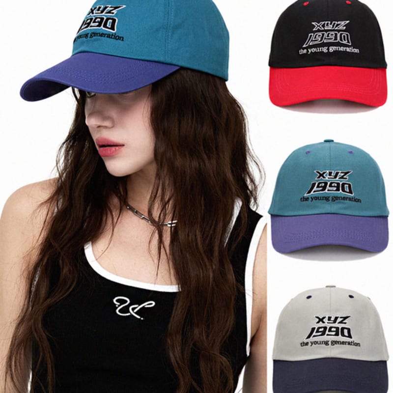 ULUK XYZ Embroidered Cotton Two-Color Ball Cap 3 Colors black
ULUK XYZ Embroidered Cotton Two-Color Ball Cap 3 Colors black