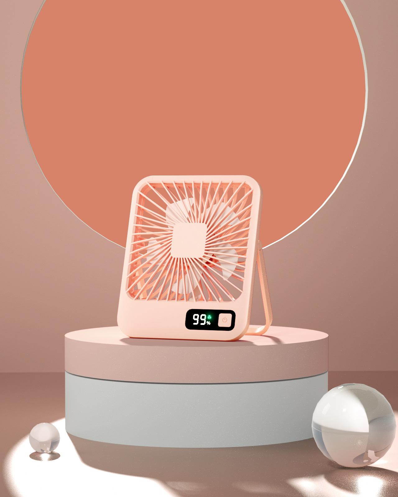 Digital Display Foldable Desk Fan рожевий
Digital Display Foldable Desk Fan рожевий