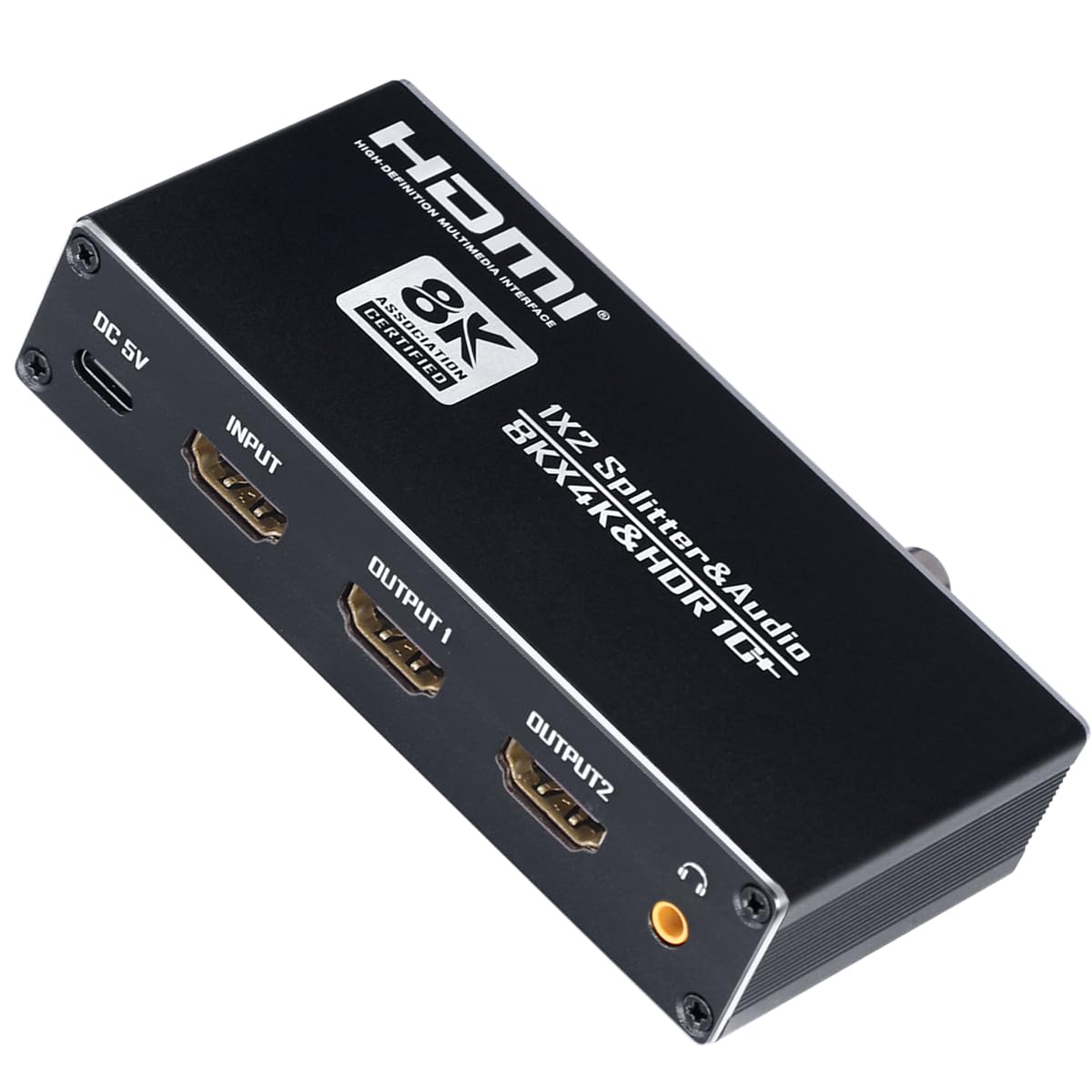 ELEVIEW HDMI Audio 8K 1 Output Optical Digital Compatible with Switch Dual Screen Simultaneous HDMI Audio Separation Splitter, 60Hz/4K 120Hz, Input/2 чорний
ELEVIEW HDMI Audio 8K 1 Output Optical Digital Compatible with Switch Dual Screen Simultaneous HDMI Audio Separation Splitter, 60Hz/4K 120Hz, Input/2 чорний