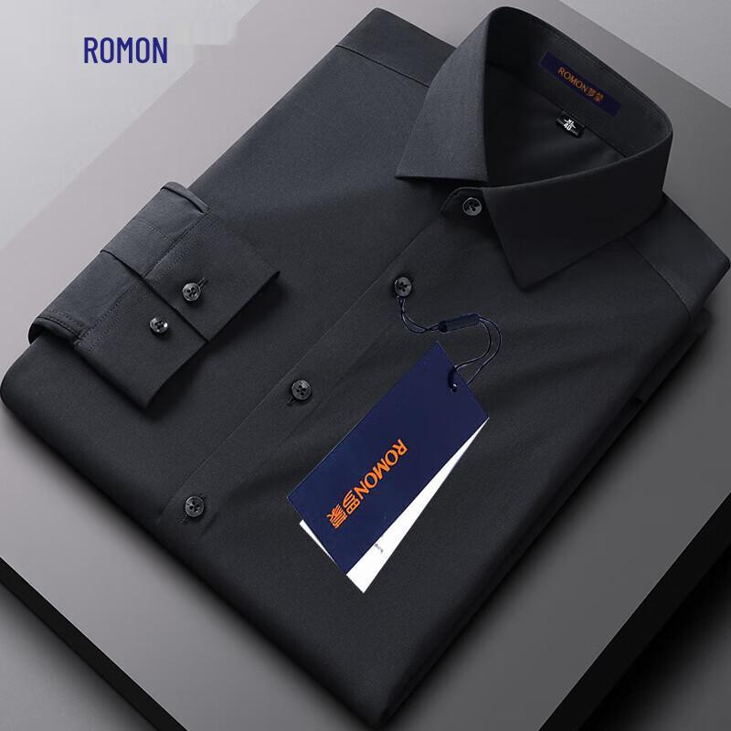 Romon Men s Silk Bamboo Blend Long-Sleeve Shirt M/38
Romon Men s Silk Bamboo Blend Long-Sleeve Shirt M/38