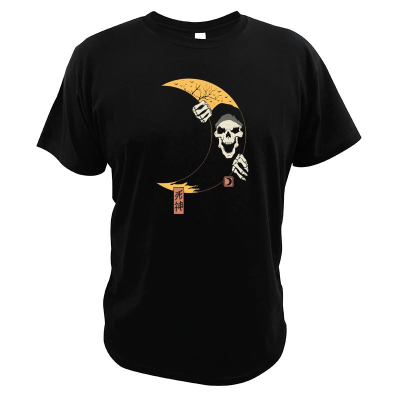 The Moon Reaper T Shirt 100% Natural Cotton Soft High Quality Short Sleeve Camisetas Basic Tee Tops XS чорний
The Moon Reaper T Shirt 100% Natural Cotton Soft High Quality Short Sleeve Camisetas Basic Tee Tops XS чорний