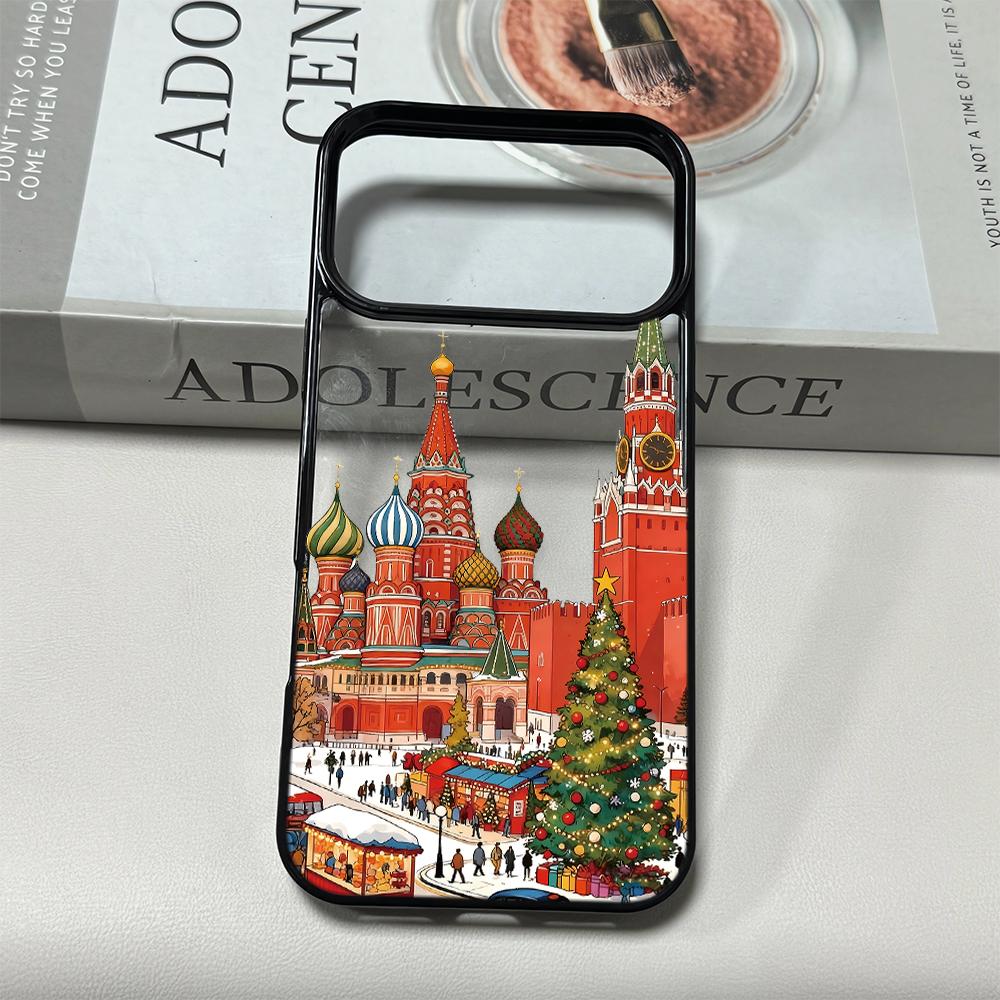 Moscow Red Square Phone Case for iPhone 17/16/15/14 Plus/13/12/11 Pro Max X/XS/XR/7/8 Plus/SE2020 Dual Color Clear TPU Cover iPhone 16 чорний
Moscow Red Square Phone Case for iPhone 17/16/15/14 Plus/13/12/11 Pro Max X/XS/XR/7/8 Plus/SE2020 Dual Color Clear TPU Cover iPhone 16 чорний
