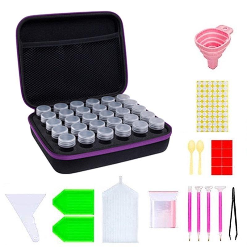 30/60 Bottles Diamond Painting Storage Container Case with Color Number Labels Stickers and Funnel Beads Storage Box Organizer
30/60 Bottles Diamond Painting Storage Container Case with Color Number Labels Stickers and Funnel Beads Storage Box Organizer