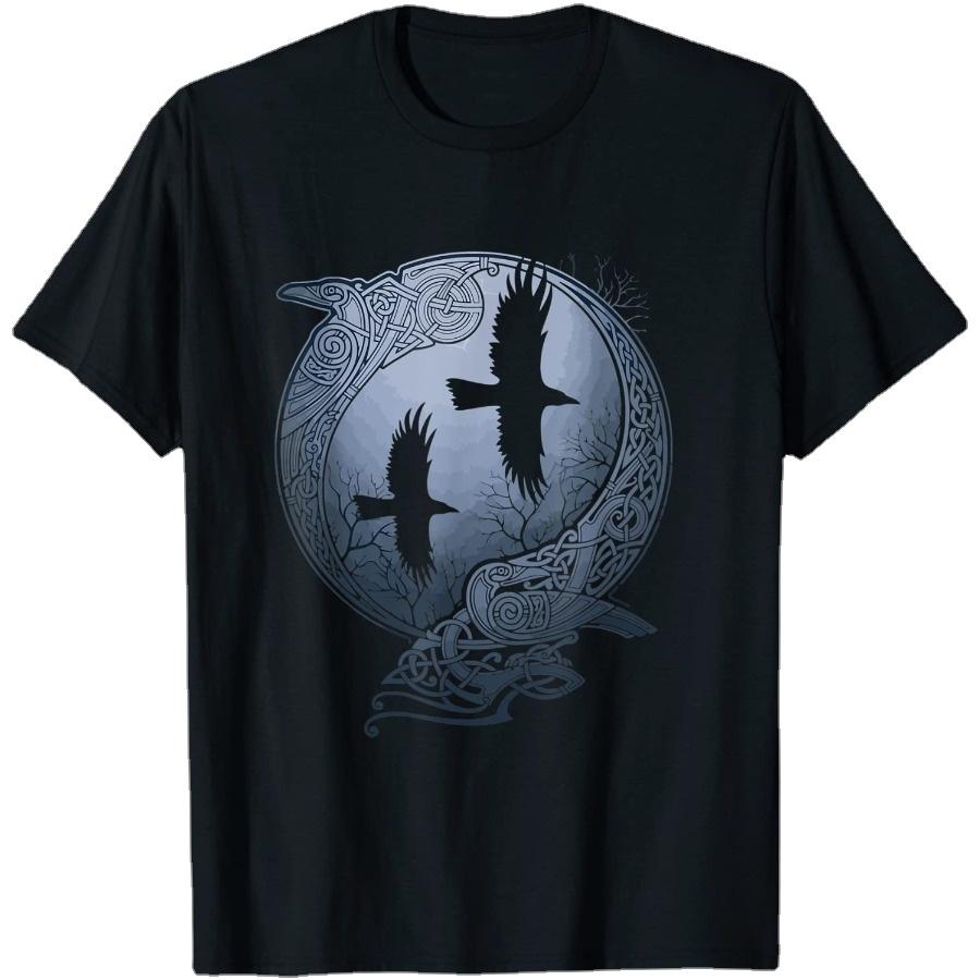 Vintage-Vi Kings Celtic Mythology Odins Raven Hugin-munin Men T-Shirt Short Sleeve Casual Cotton O-Neck Summer Shirt 5XL різнокольоровий
Vintage-Vi Kings Celtic Mythology Odins Raven Hugin-munin Men T-Shirt Short Sleeve Casual Cotton O-Neck Summer Shirt 5XL різнокольоровий