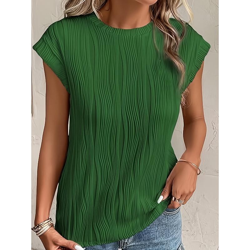Women s Blouse Summer Solid Color Texture Short Sleeve Women s Shirt Casual Tops Fashion New Loose Round Neck Female Shirts XXL зелений
Women s Blouse Summer Solid Color Texture Short Sleeve Women s Shirt Casual Tops Fashion New Loose Round Neck Female Shirts XXL зелений