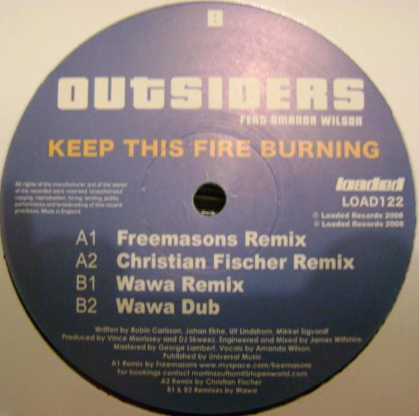 12inch Record OUTSIDERS, AMANDA WILSON - Keep This Fire Burning LOAD122 Loaded Records 2008 UK Dance & Electronica Used
12inch Record OUTSIDERS, AMANDA WILSON - Keep This Fire Burning LOAD122 Loaded Records 2008 UK Dance & Electronica Used