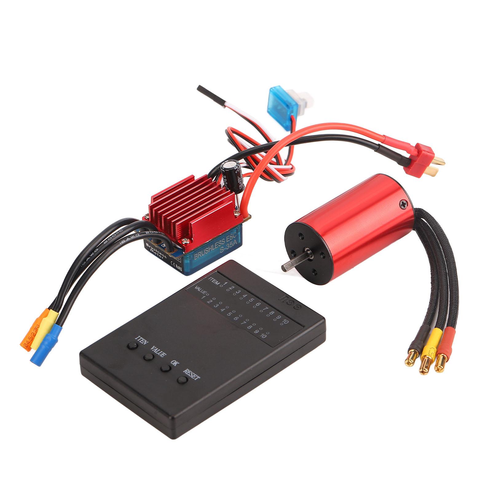 2845 Brushless Motor Set 3700KV Waterproof Brushless Motor 35A Brushless ESC with ESC Programming
2845 Brushless Motor Set 3700KV Waterproof Brushless Motor 35A Brushless ESC with ESC Programming