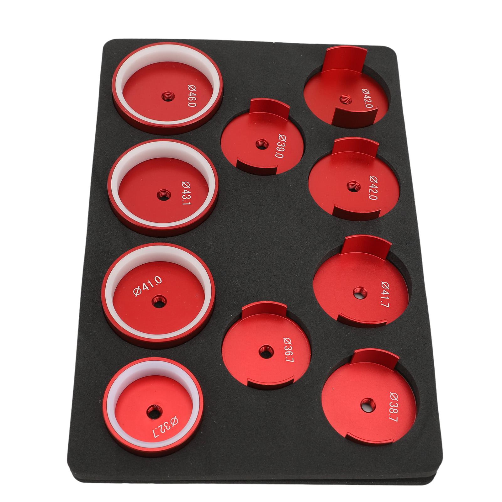 10pcs Watch Capping Machine Dies Professional Repair Tools Rust Proof Metal Back Cover Press Tool Dies for Watchmaker
10pcs Watch Capping Machine Dies Professional Repair Tools Rust Proof Metal Back Cover Press Tool Dies for Watchmaker