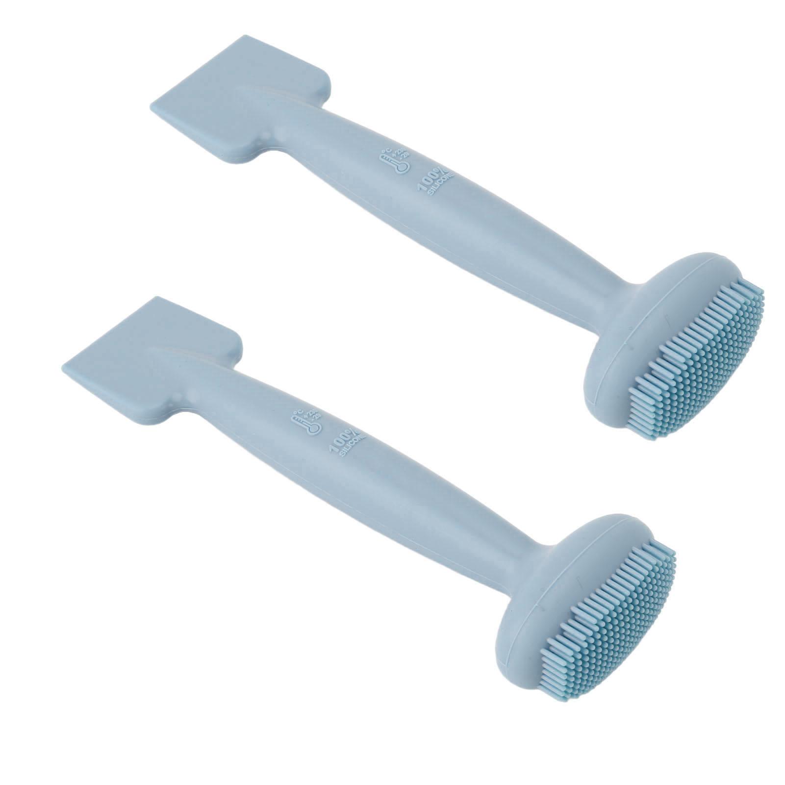 2pcs Silicone Face Mask Applicator Double Head Soft Reusable Face Mask Brush for Mud Clay Body Lotion Mask
2pcs Silicone Face Mask Applicator Double Head Soft Reusable Face Mask Brush for Mud Clay Body Lotion Mask
