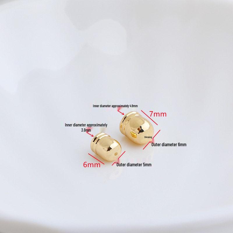 Copper-Plated 14K Gold-Filled Bell End Cap and Connector for Tassels & Cords. 10 pcs 5x6mm Gold Tassel Cap
Copper-Plated 14K Gold-Filled Bell End Cap and Connector for Tassels & Cords. 10 pcs 5x6mm Gold Tassel Cap