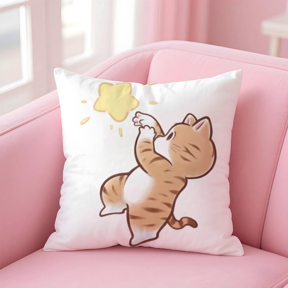 Cute Cat Athlete Childlike Heart Cushion Cover Linen Pillowcase Cover Soft Decor for Sofa Home Room 30X30cm
Cute Cat Athlete Childlike Heart Cushion Cover Linen Pillowcase Cover Soft Decor for Sofa Home Room 30X30cm