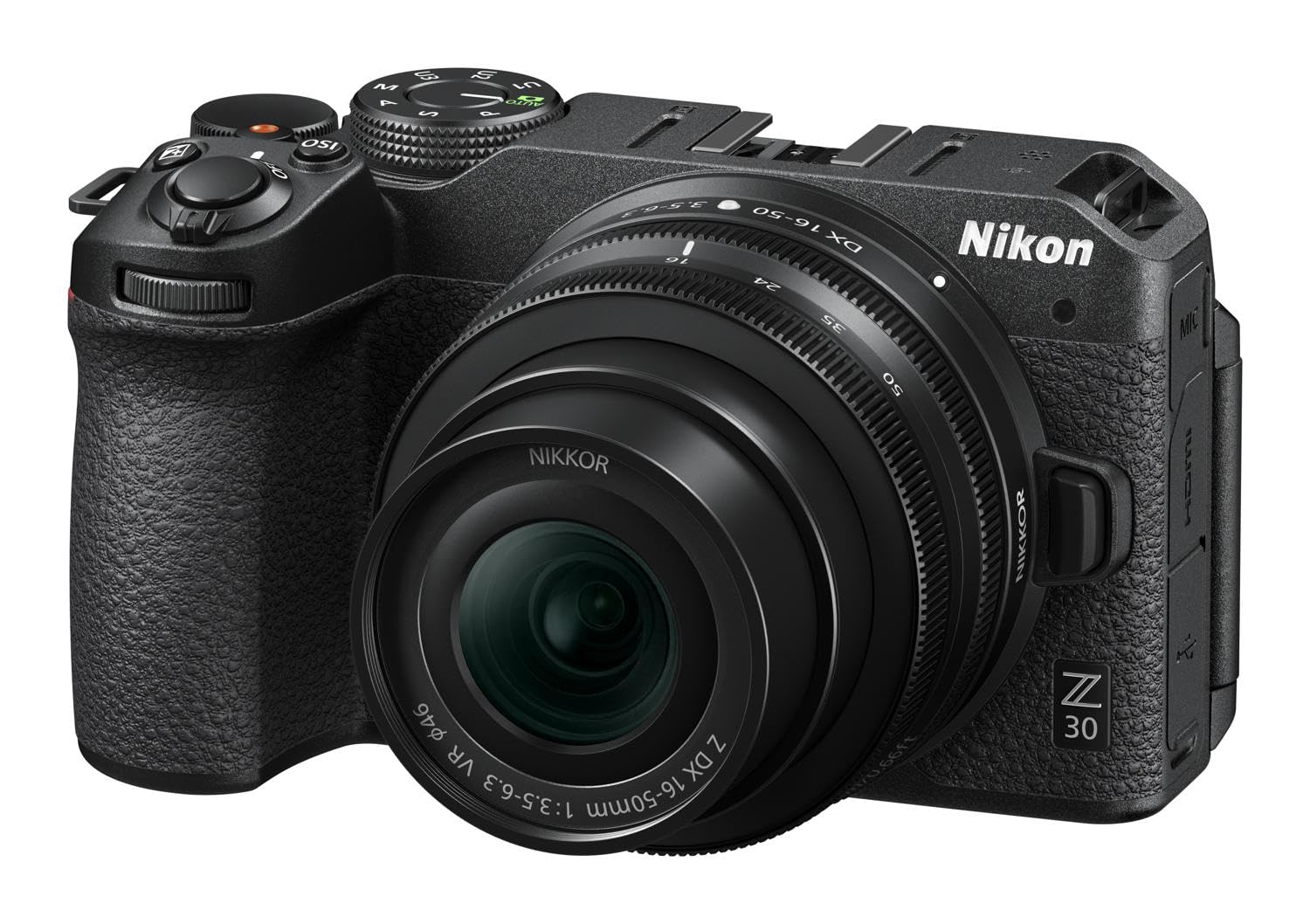 Nikon Mirrorless Single Lens Z30 VR Lens Kit Z Mount Video Vlog Image Stabilization Чорний 16-50 APS-C
Nikon Mirrorless Single Lens Z30 VR Lens Kit Z Mount Video Vlog Image Stabilization Чорний 16-50 APS-C