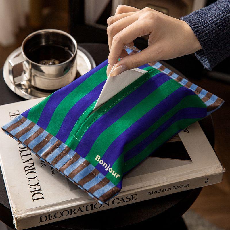 Retro Striped Napkin Holder Soft Short Plush Tissue Box Living Room Dining Table Decoration Tissue Case Kitchen Storage Bag Gift
Retro Striped Napkin Holder Soft Short Plush Tissue Box Living Room Dining Table Decoration Tissue Case Kitchen Storage Bag Gift