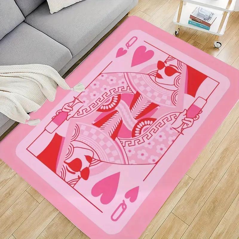 Ace of Hearts Poker Card Pattern Carpet Living Room Bedroom Bedside Sofa Area Rug Soft Indoor Game Room Floor Mat Home Decor 40x60cm
Ace of Hearts Poker Card Pattern Carpet Living Room Bedroom Bedside Sofa Area Rug Soft Indoor Game Room Floor Mat Home Decor 40x60cm